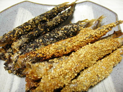 ししゃものゴマ揚げ