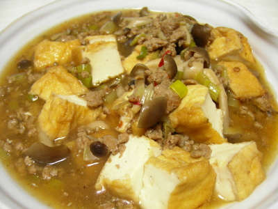 厚揚げ麻婆豆腐