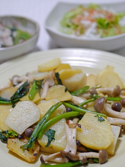 残り野菜炒め
