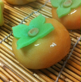 上生菓子 柿