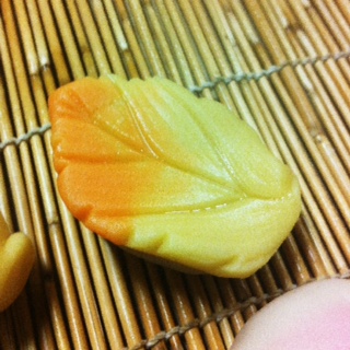 上生菓子 紅葉