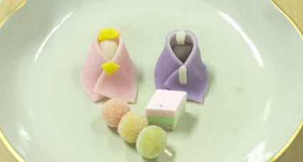 上生菓子 ひな人形