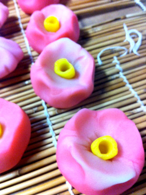 上生菓子 練切り 椿