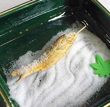 落雁 香魚 鮎の和菓子