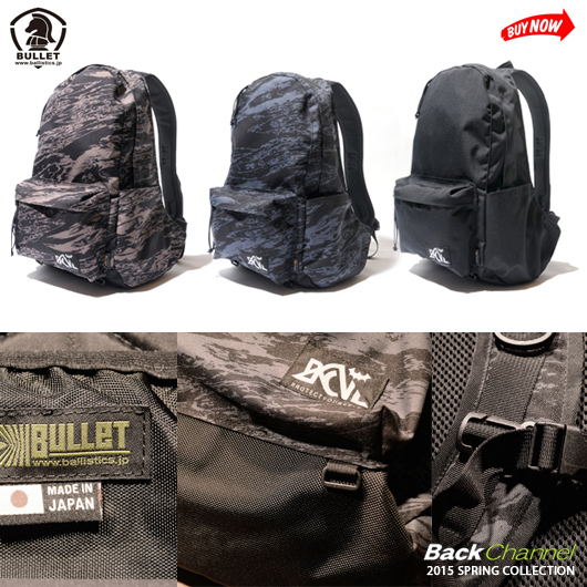 Spotlight】 BACKCHANNEL × BULLET cordura backpack バックチャンネル 