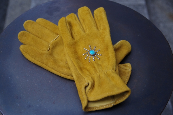 HTC × GEIER GLOVE スタッズグローブ ディアスキン USA製 NEW】HTC