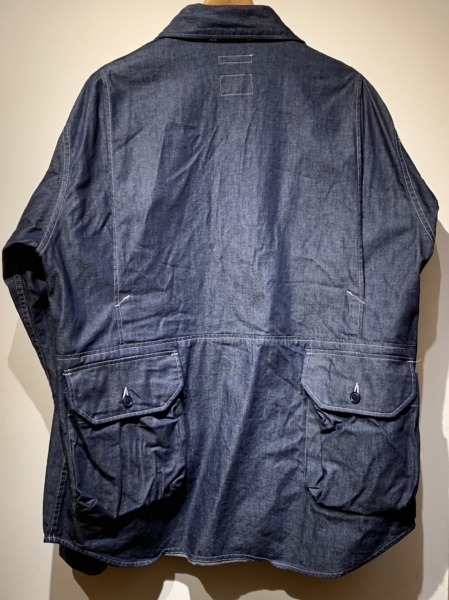 ジャケット・アウター herlipto/ Emblem Logo Denim Shirt Jacket Shipping in early June] Emblem Logo Denim Shirt Jacket