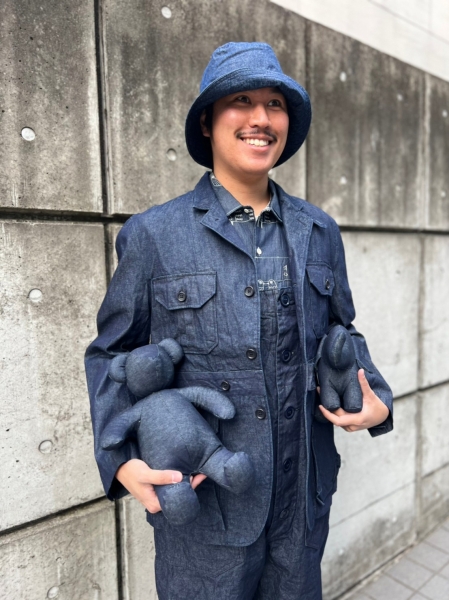 NEW】EG×HBH FOLK JACKET-INDUSTRIAL 8oz DENIM | Hummingbirds'hill