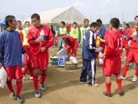 試合直後の選手達