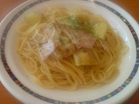 ポテトとペペロンチーノ@La Pausa