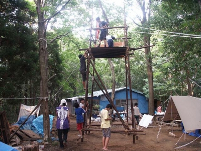 柏10団スカウトハウス風景