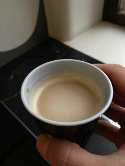 自動販売機のコーヒーは0.7€