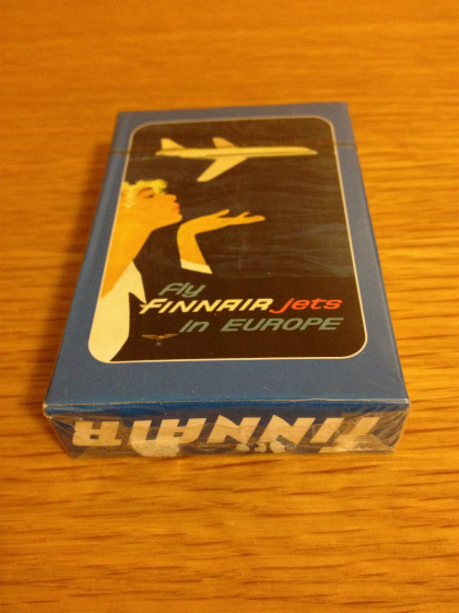 古いFINNAIRのトランプ