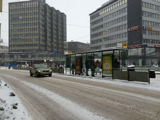 ヘルシンキは大雪です。