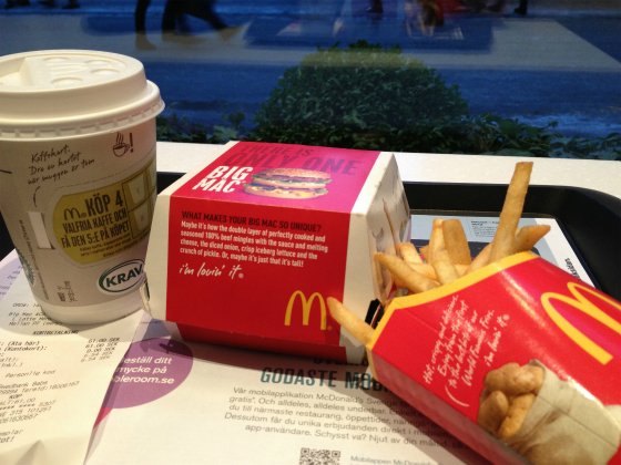 ストックホルムのマクドナルド