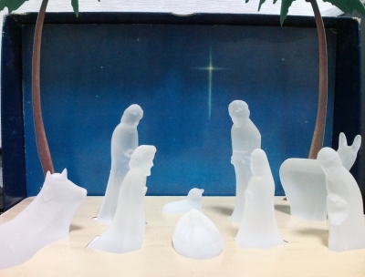Crystal Nativity Set