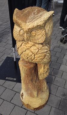 木彫りのフクロウ