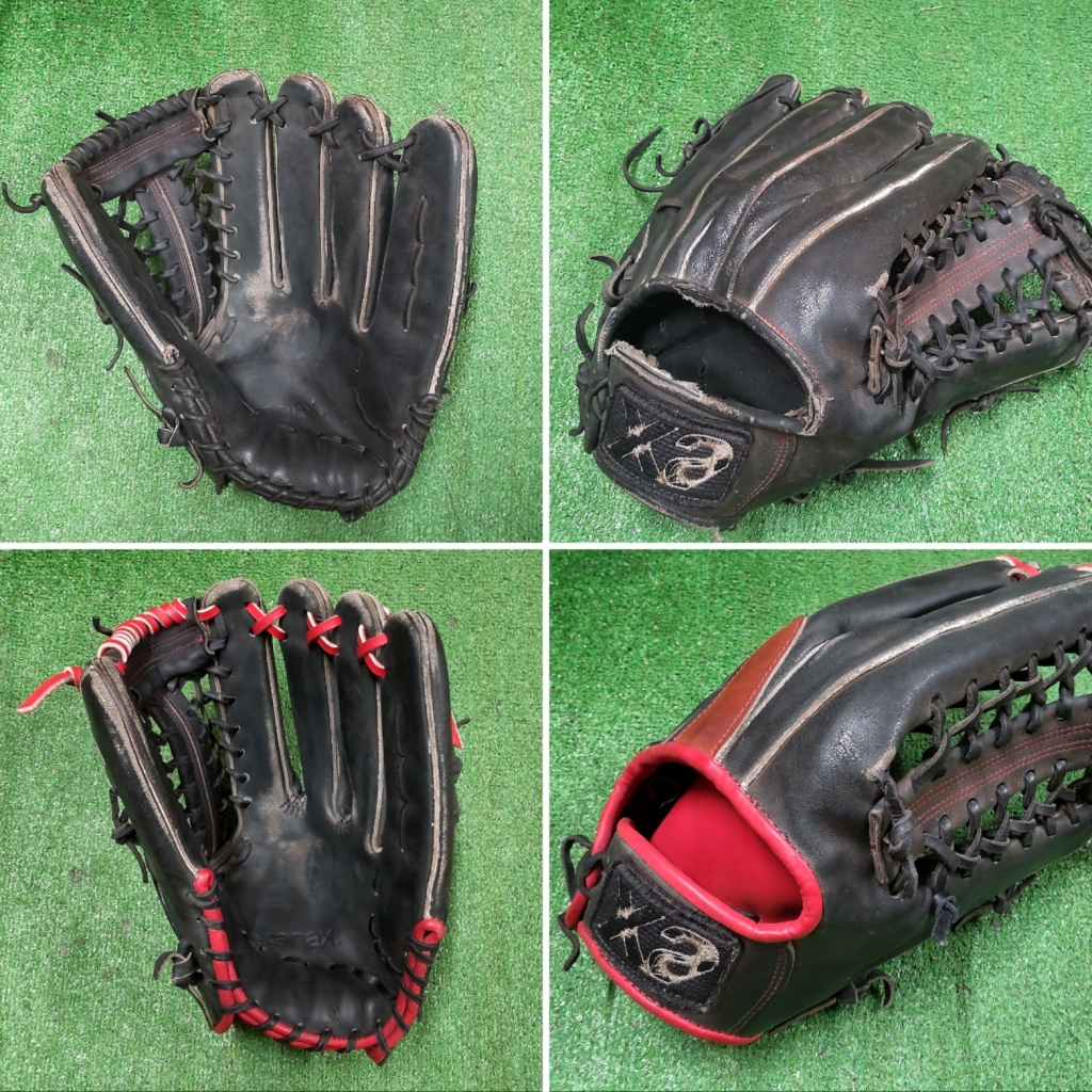 ザナックス硬式グラブの平裏を交換 | 野球グラブの修理加工って楽しいな！