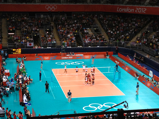 ロンドン2012 オリンピック バレーボール 日本 vs アルジェリア