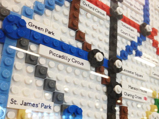 Lego Tube map to celebrate 150 years of London Underground