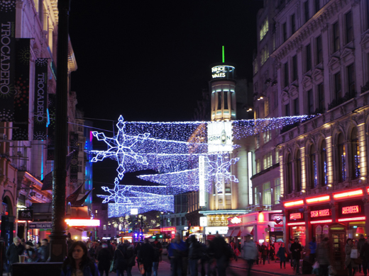 Christmas illumination, Oxford Circus, クリスマス・イルミネーション, オックスフォード・サーカス
