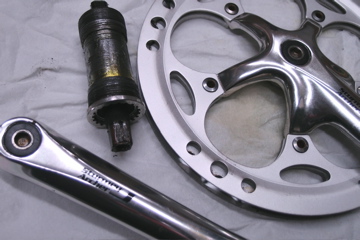 モールトン　純正クランク Alex Moulton TSR-9 / Silver : UED 60/60 任務完了 | EG square Blog