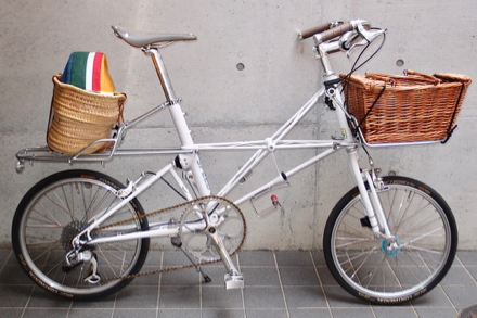 Moulton TSR-9 SEP : White / HGWR バスケット装着 | EG square Blog Moulton TSR-9 SEP : White / HGWR バスケット装着 | EG square Blog