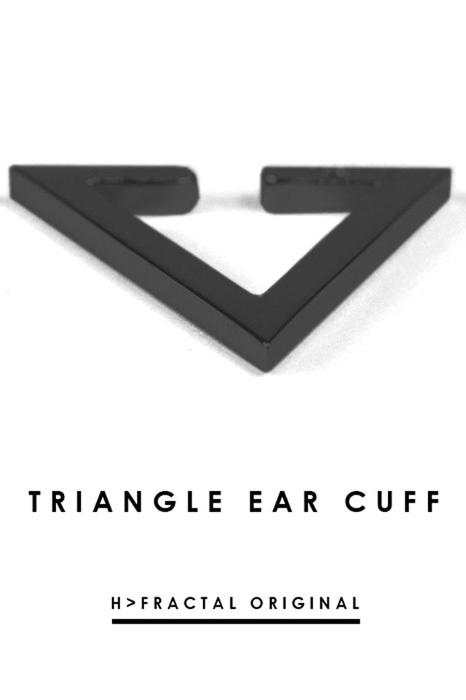 H>Fractal Triangle Ear Cuff ゴールド H>F ORIGINAL】TRIANGLE EAR CUFF | GYFT/ギフト BLOG