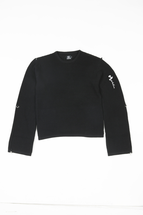 million dollar orchestrA】Lucifer arrow WAFFLE PUNK CUTSEW,BLACK  