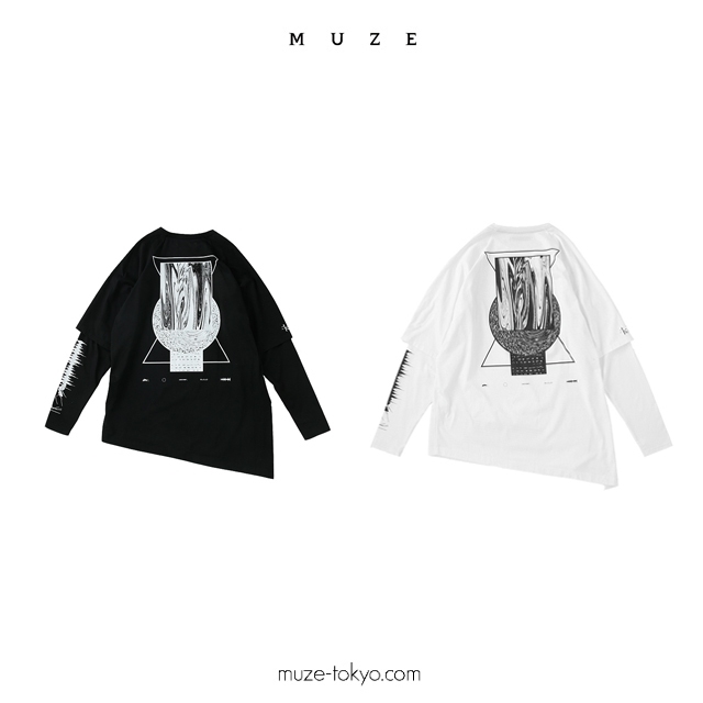 MUZE レイヤードT MUZE】NOISE LAYERED TEE | GYFT/ギフト BLOG