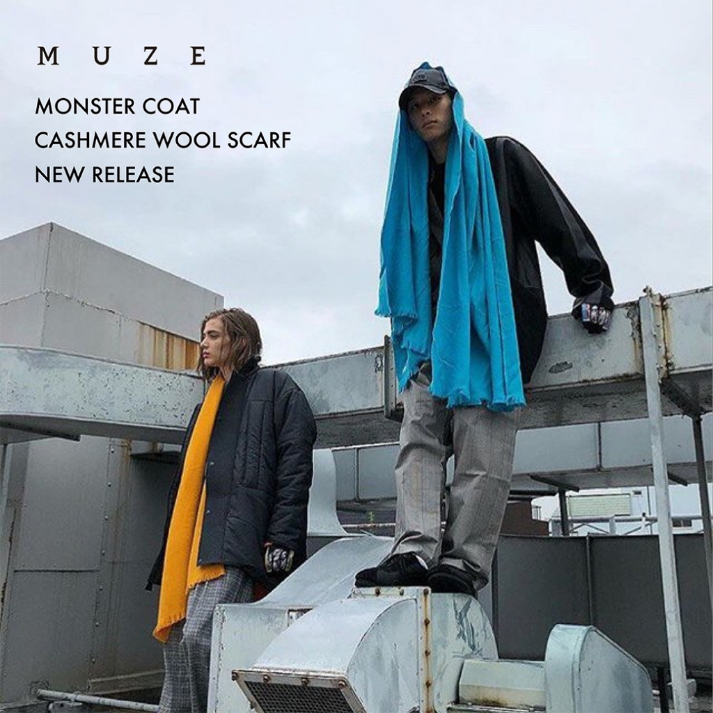 MUZE】CASHMERE WOOL SCARF | GYFT/ギフト BLOG