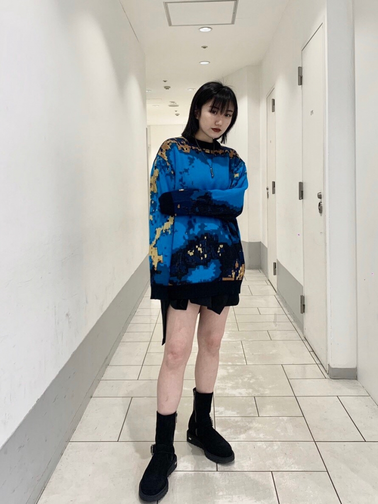 トップス MUZE TURQUOISE KNIT MUZE TURQUOISE KNIT