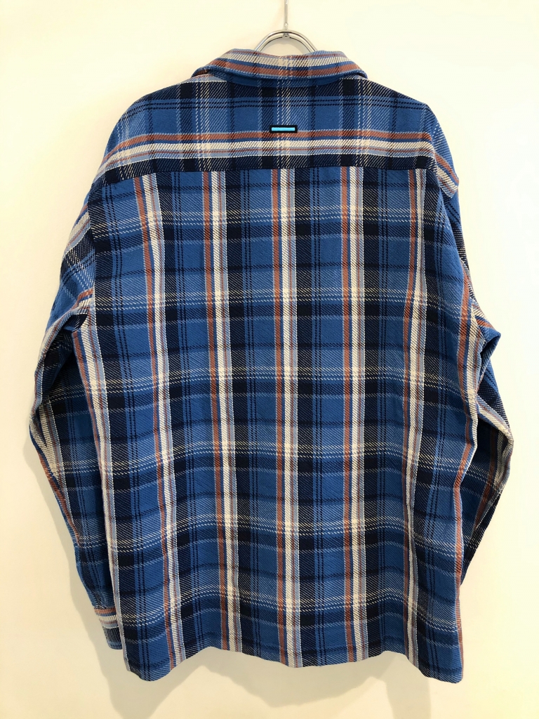 NEW ARRIVAL】MUZE - Cotton twill check Oversized Shirt | GYFT