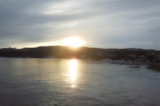 夕暮れ