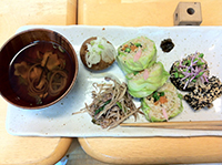 自然派のランチ