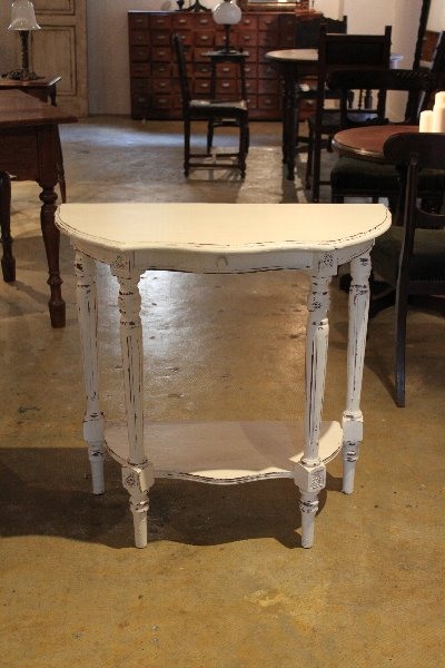 TABLE （ホワイト コンソールテーブル） | galav antique (ｶﾞﾗｳﾞ ｱﾝﾃｨｰｸ）