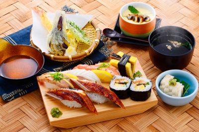 寿し一貫うなぎランチ