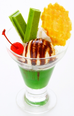 2015ゆうゆう抹茶チョコパフェ