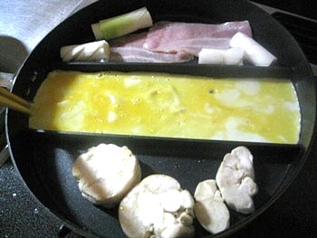卵1つで作る卵焼きフライパン7
