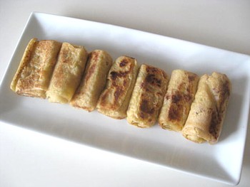 卵1つで作る卵焼きフライパン15