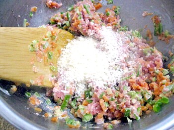 野菜入りハンバーグ5