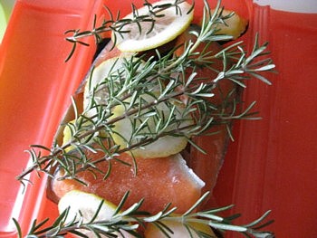 ルクエ料理3シャケ4