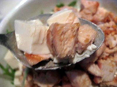 グリルチキン豆腐サラダ2