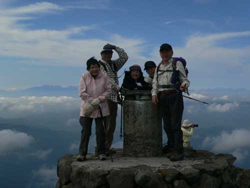 蓼科山登山