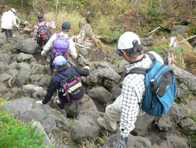 蓼科山登山