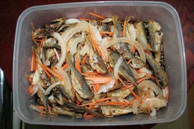 鰺の南蛮漬け