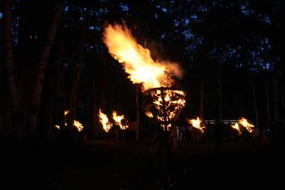 日和田高原 火祭り