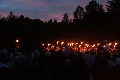 日和田高原 火祭り