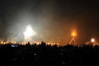 日和田高原 火祭り