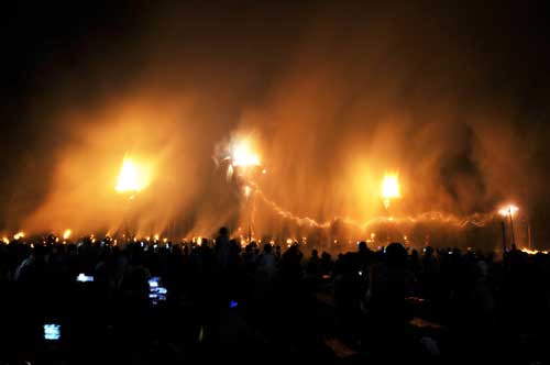 日和田高原 火祭り